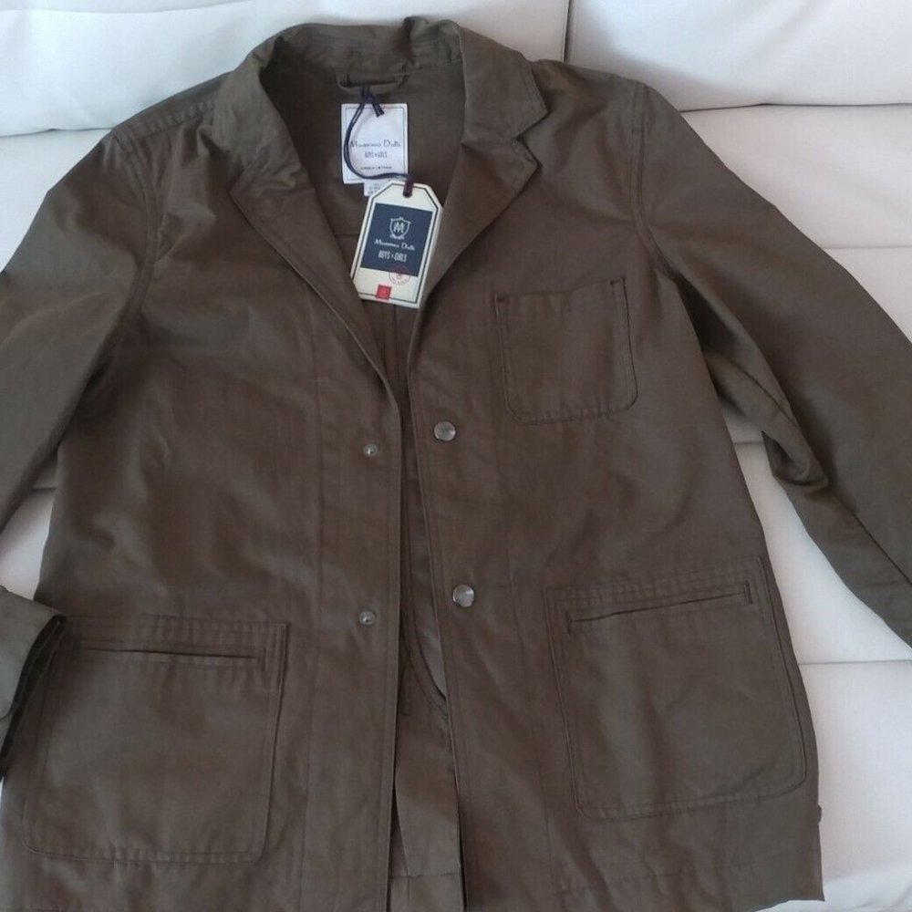 Boys Massimo Dutti Jacket Blazer Sport Coat Cotton Size 11-12 years